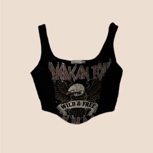 corset crop top